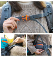 Mochila de Montañismo para Acampar y Senderismo de 65L con Cubierta de Lluvia Bolsa Grande para Hombros de Hombre Material de Nylon Capacidad Ajustable Ideal para Deportes al Aire Libre - details 4