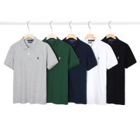 Polo de Verano Casual Camiseta de Algodón Puro para Hombres Camiseta Suelta con Logo Bordado - details 12