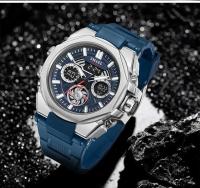 SMAEL Relojes deportivos Reloj despertador con pantalla LED digital resistente al agua 8098 Relojes de pulsera de cuarzo analógicos de moda joven para hombres - details 26