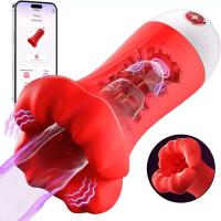 Taza masturbadora vibratoria automática para morder, mamada, tres motores, estructura de garganta, Juguetes sexuales para adultos para hombres - details 4