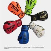 Guantes profesionales de PU para adultos y niños, Sanda, entrenamiento, Muay Thai, combate, Fiess Bo, deportes, Taekwondo, 6/12Oz - details 9