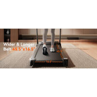 RENESTAR Home, 0-15% Inclinación automática, cintas de correr plegables de 3HP para correr y caminar, capacidad de peso de 300 libras, cinta de correr inclinada equipada - details 6