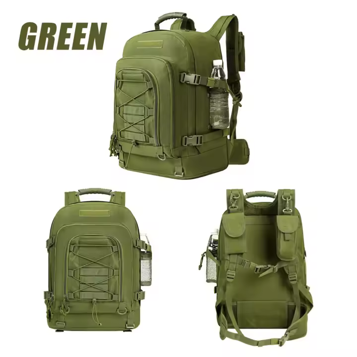 Mochila táctica militar de gran capacidad para hombre, mochila expandible para senderismo, 39L-60L - 1