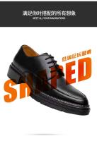 Zapatos de vestir de diseñador para hombre con borde cruzado y zapatos casuales de punta alta de cuero Oxford fáciles de usar talla grande nuevo estilo - details 2