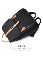 Mochila Oxford negra impermeable para mujer, bolso escolar antirrobo de gran capacidad, bolso de viaje, bolso de hombro - details 26