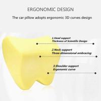 Almohada de Cabeza para Coche BUNO Suavidad, Antidesgaste, Elasticidad Adhesiva, Transpirable, Desmontable - details 2