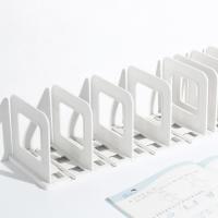 Sujetalibros desmontables ajustables, divisores antideslizantes, soporte para libros de escritorio, ahorro de espacio, soporte Vertical anticaída para libros en el aula - details 15