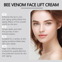 La crema reafirmante de cera de abejas cuida suavemente la piel facial hidratada, la elasticidad, la crema facial hidratante diaria y el cuidado de la piel. - details 8