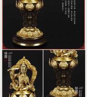 Adorno tántrico de cobre puro Huibao, rey de la rueda en pulgadas, herramientas secretas de Buda, siete y ocho tesoros, patente de la suerte - details 7