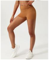 Pantalones cortos deportivos de estilo europeo y americano con puntadas de Control de barriga, Capris de Yoga para levantar glúteos sin línea en T para correr - details 5