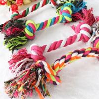 Juguete Dental para Perros Nudo de Cuerda de Algodón Resistente a Mordiscos para Cachorros y Perros Pequeños Alivia los Dientes de Limpieza Dental - details 1