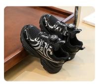 Zapatillas para niños 2025 nueva versión coreana transpirable y ligera de malla sin cordones con hebilla giratoria de zapatos de papá - details 8