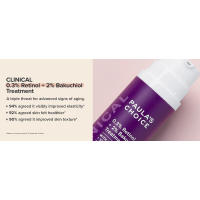 Paula's Choice CLINICAL 0.3% Retinol + 2% Bakuchiol Treatment, suero antienvejecimiento para arrugas profundas, líneas finas, sin fragancia y - details 0