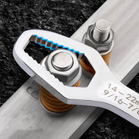Llave de vaso ajustable de doble cabezal, herramientas de mano para fábrica, 8-22mm, Universal - details 1