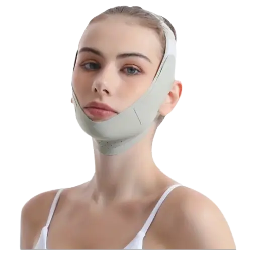 Máscara Facial Ligera para Levantamiento y Estrechamiento Respirable, Reutilizable, Ancho de Cuarzo V Empaquetado para Belleza - 1