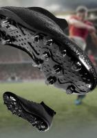 Zapatos de fútbol transpirables de caña alta para hombre y mujer. Zapatos de competición profesional para interior y exterior. - details 6