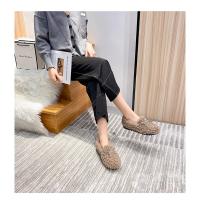 Zapatos planos con lazo para mujer, mocasines de lana rizada con forro de piel de algodón, botas de borreguito, Invierno - details 27