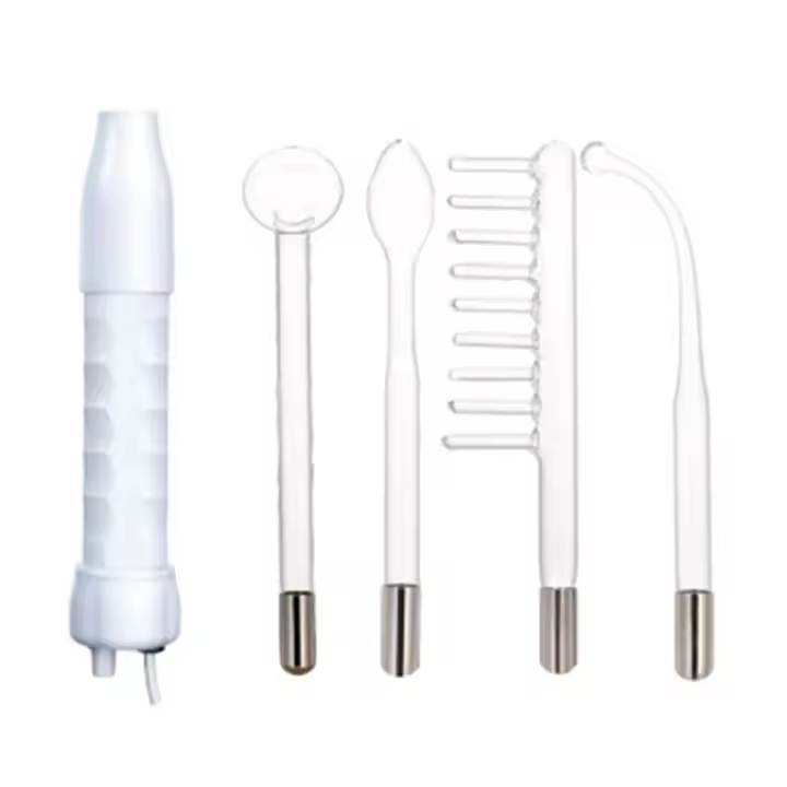 Varitas de Terapia de Piel de Alta Frecuencia Portátil Herramienta de Cuidado de la Piel Corporal para Tratamiento de Acné y Estiramiento de la Piel Enchufe EU Incluido - 1
