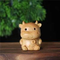 Doce zodiaco tallado en madera, doce zodiaco, lindo tallado en madera, adornos en miniatura, artesanía, Animal PEQUEÑO - details 3