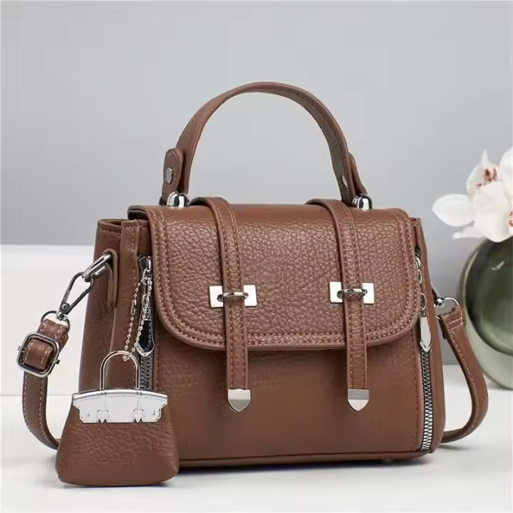 Bolso bandolera de gran capacidad para mujer de moda de alta gama 21533 con cierre de cremallera - 1
