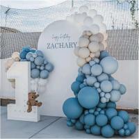 Kit de Arco de Globos Azules Decoración de Cumpleaños Feliz Suministros de Fiesta de Boda - details 2