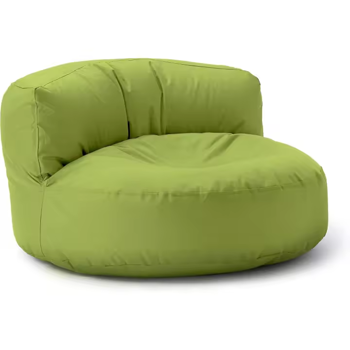 Respaldo y relleno incluidos - Sillón relax de lino para interior - Mueble ideal para salón y habitación - 1