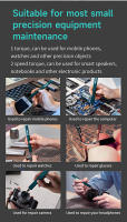 Alicate Eléctrico de Precisión Inalámbrico USB Type C para Reparación de Teléfonos Portátiles Auriculares con Pantalla LED Herramienta de Bricolaje para el Hogar - details 11