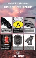 Casco moto mujer modular aire libre seguro carretera trail hombre - details 8