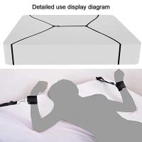 Embalaje privado SEX-Bed Bondage Set, Kits BDSM, Juguetes exóticos para mujeres, Juegos para adultos, Esposas de cuero, Látigo, Gag, Pinzas para pezones, Productos sexuales - details 16