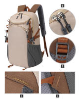 Bolsa de montañismo Escalada al aire libre Almacenamiento grande, viajes, compras, camping, bolsa de corta distancia, mochila universitaria portátil, mochila escolar - details 1