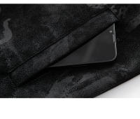 Otoño Invierno Casual chaqueta de cuero para hombres moda al aire libre versátil solapa Tops nuevo confort mantener caliente abrigos con estampado a prueba de viento hombres - details 7