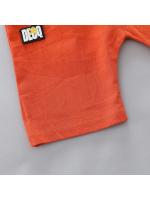 Conjunto de 2 piezas de camisa de manga corta con cuello alto y estampado de dinosaurio de dibujos animados para bebés y niños pequeños - details 11