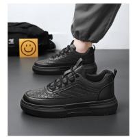 Zapatos De Hombre 2024 Nuevos Blancos Casual Moda Suela Gruesa Antideslizante Trabajo Seguridad Zapatos Moda Transpirables Impermeables Absorbentes De Sudor Duraderos Antiguo - details 15