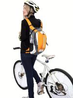 Mochila de gran capacidad 18L Multiusos para senderismo, escalada en montaña, ciclismo todo terreno - Correa ajustable, red para casco incluida, múltiples compartimentos para organización, diseño transpirable con correa de pecho ajustable, incluye silbato - details 16