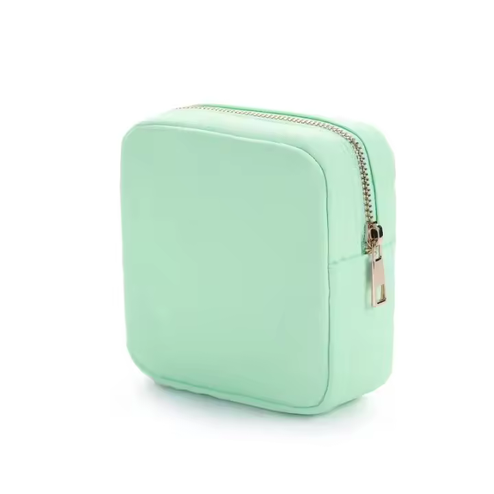 Mini bolsa de maquillaje impermeable de nailon - 1