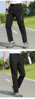 Pantalones de trabajo tipo cargo ligeros e impermeables, secado rápido, bolsillos para senderismo, pesca, carreteras, camping - details 11