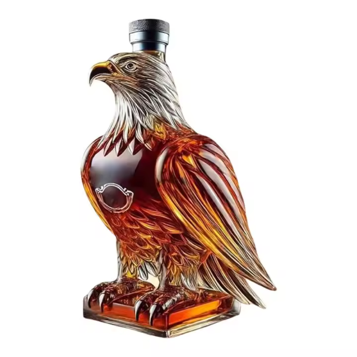 Regalo creativo para hombre con águila interesante de cristal único, botella de fiesta de Bar, decoración del hogar para entusiastas del whisky - 1