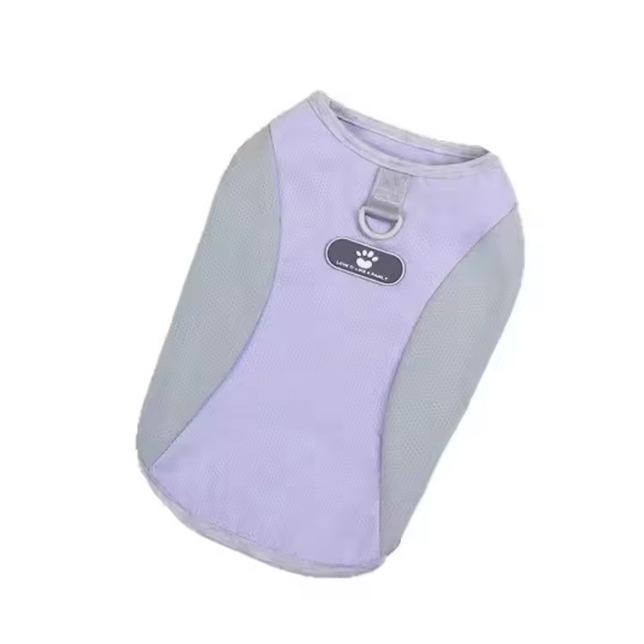 Chaleco de malla fino creativo para mascotas, camiseta sin mangas para perros, jersey suave transpirable para mascotas para perros pequeños y gatos - 1