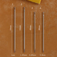 Agujas de Costura de Cuero con Punta Redonda y Agujas de Costura de Artesanía de 4 Tamaños 25 Piezas por Caja Hechas en Metal Normales y Peligrosas Suministros de Costura - details 1
