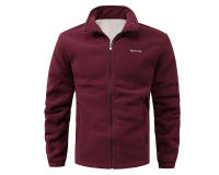 Chaquetas cálidas de forro polar para hombre, abrigos cortavientos forrados de felpa deportiva, ropa de moda, Otoño e Invierno - details 6