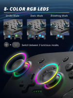 Mando inalámbrico para Switch OLED/Lite Pro, mando a distancia con batería de 1000Mah, función Turbo programable, Joystick - details 6