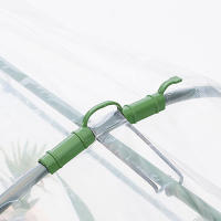 Abrazaderas de tubo para invernadero, Clips de sujeción a presión para estacas de plantas, hebilla de película, abrazadera de plástico para jardín, 8/11/16/20mm, 10 piezas - details 2