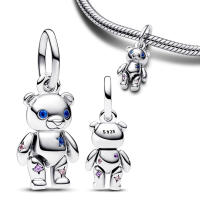 Cuentas de Oso de Estrella de Verano en Plata de Ley 925 Ideal para Hacer Joyería - details 2