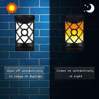 Luces de Llama Solar RXUNS Linterna de Peso de Agua al Aire Libre Lámpara de Sol con 96 LEDs para Patio, Deck, Conducción, Montado en la Pared - details 2