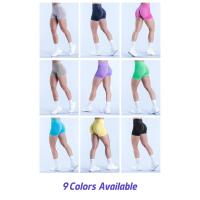 Shorts deportivos de cintura alta sin costuras para mujer, shorts de yoga para levantamiento de glúteos, shorts deportivos transpirables para fitness, ropa deportiva - details 1
