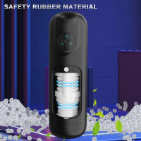 Masturbador masculino de empuje automático Frotar masturbación Chupar máquina de mamada Juguetes sexuales para adultos para hombres Masturbadores masculinos Vibrando 4 en 1 Chupar automático Mastubador masculino Empeine Vibración Copa de masturbación Masa - details 14