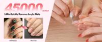 Taladro eléctrico para uñas de 45000 RPM, lima de uñas portátil recargable, kit de taladro eléctrico para uñas DIY con pantalla LCD inteligente para manicura y pedicura de uñas de gel - details 2