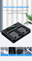 HQIX para Sony ZV-E10 DSC-RX10III RX10II NEX-6 7 3 C3 3N 5N 5T 5R 5C F3 E10 ILCE-QX1 A7M2 A7S Cámara NP-FW50 batería de cargador doble - details 2