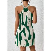 Vestido de verano sin mangas para mujer, moda informal, vestidos estampados - details 3