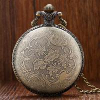 Reloj de Pulsera de Cuarzo Hueco de Tigre de Bronce de Lujo Premium Unisex Correa de Cuero - details 1